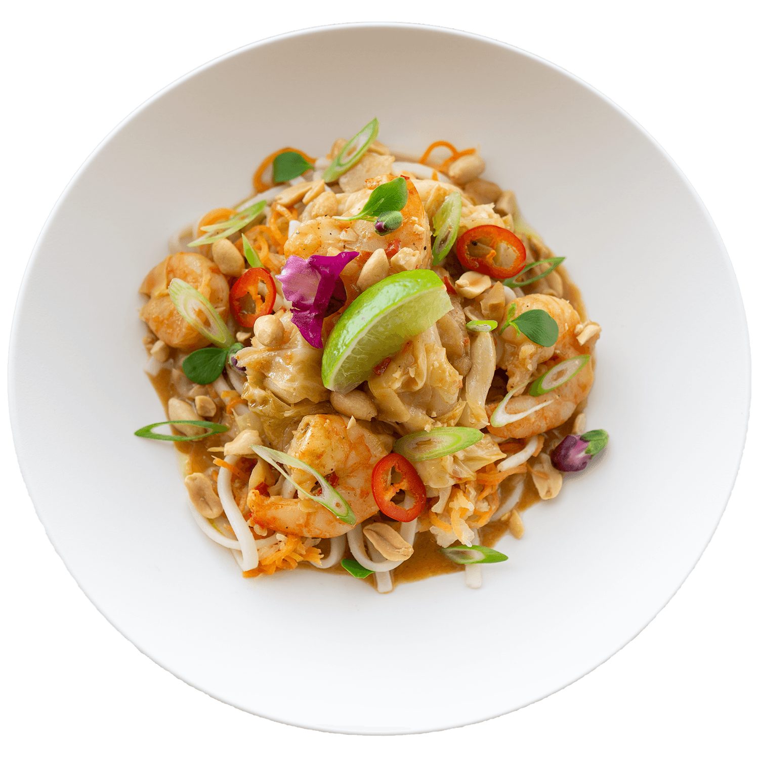 Prawn PadThai Carrot Spaghetti