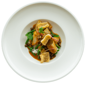 Baby Potato and Bean Rendang